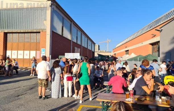 Collegno, per una sera, piadine al posto degli ascensori