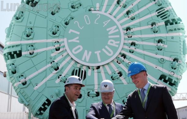 Tav: presentata in Germania la prima fresa per lo scavo del tunnel di base