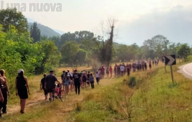 Interconnessione Bussoleno-Susa, un centinaio sui luoghi dei cantieri