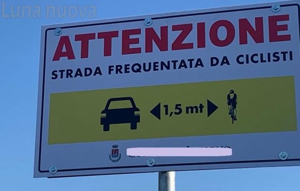 Grugliasco, in arrivo i cartelli "salva ciclisti"