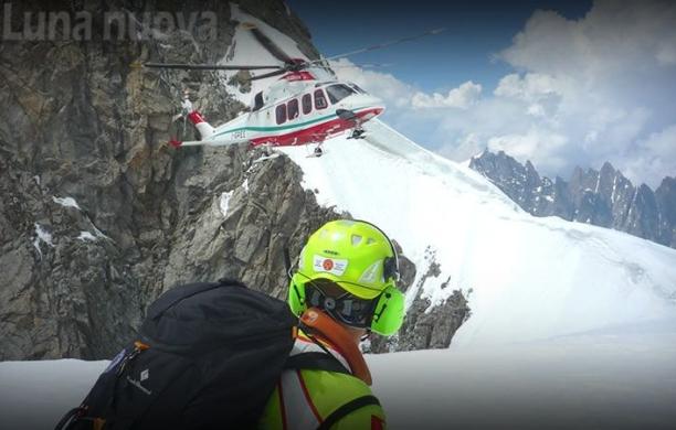 Immagine di repertorio del Soccorso Alpino Valdostano