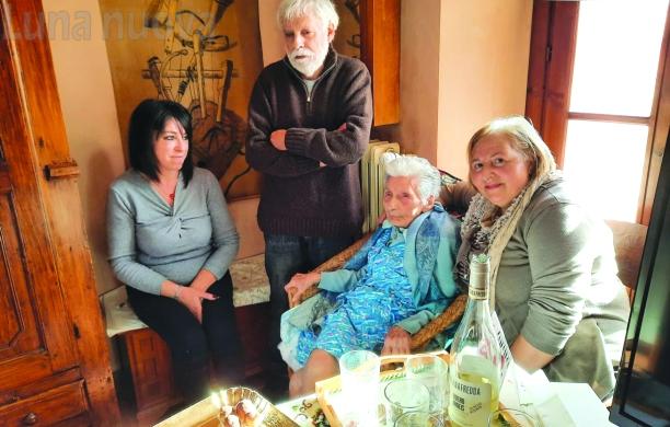 Borgone: nonna Pierina, la "ragazzina", ne ha fatti 105