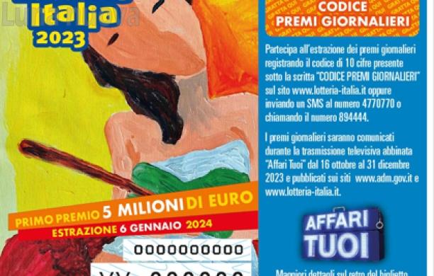 Lotteria Italia: due biglietti di terza categoria venduti a Susa e Bardonecchia