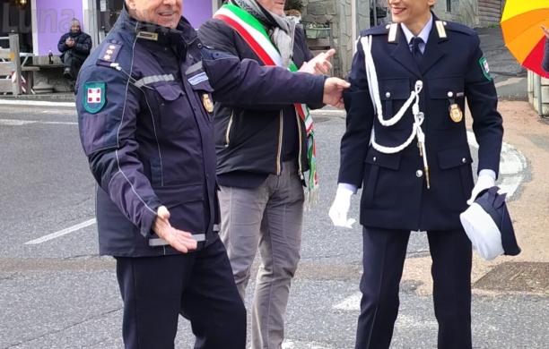Rubiana, il vigile in pensione: sirene in piazza per Guido Girodo
