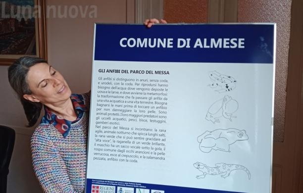 Almese, pannelli per ipovedenti: oggi l’inaugurazione al Parco del Messa