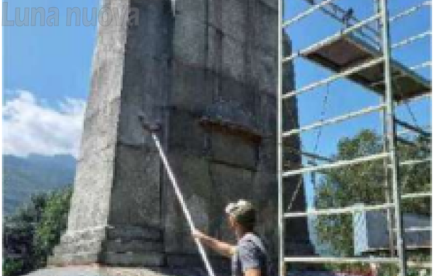 Bruzolo, recuperato il monumento di Ermelino Matarazzo
