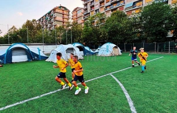 Collegno, la stagione del Paradiso inizia sul campo, ma in tenda