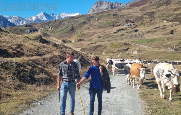 Il ritorno a valle dal Piccolo Moncenisio