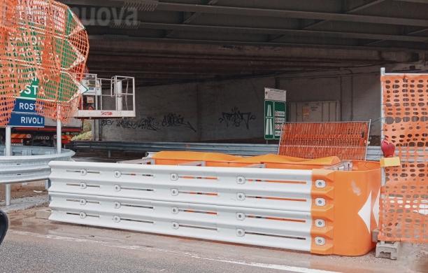 Rivoli, slitta a oggi la riapertura dello svincolo