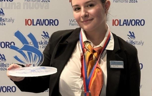 Grugliasco, Greta medaglia d'oro ai Worldskills Piemonte