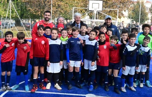 Bagno di folla per il grazie di Grugliasco a mister Gasperini