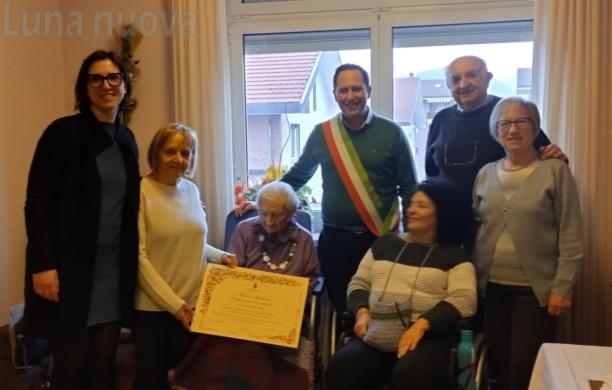 Giaveno, i cento anni di Emilia Macchiolo