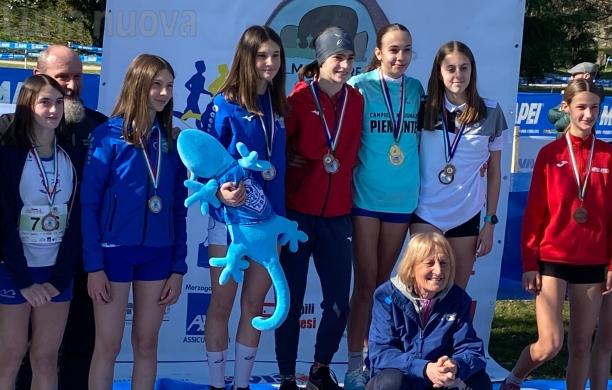Tre cadette valsusine nel Piemonte agli Italiani del 16 marzo