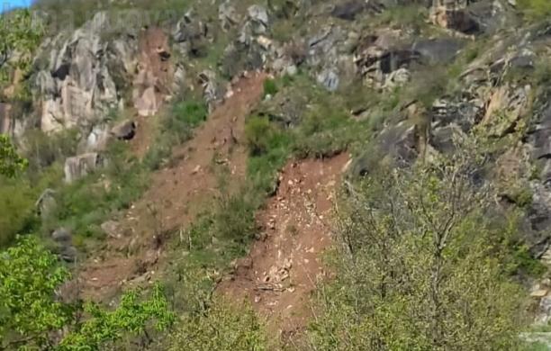 Bussoleno: due frane alla Meisonetta nel vallone del rio Reforno