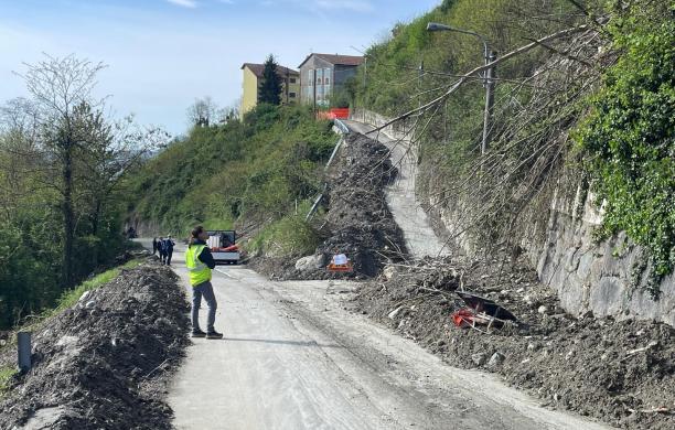 Rubiana, la luce in fondo al tunnel: la Sp197 riapre entro sabato 17
