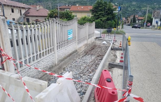 Bussoleno: addio semaforo, ecco la rotonda su via Mattie
