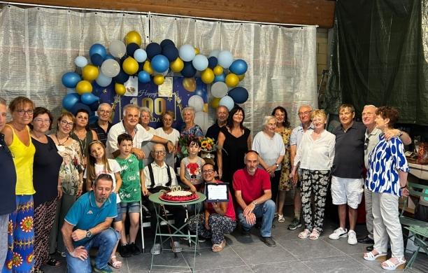 Borgone: le 100 primavere di Guido Ambrosia, nel nome del figlio alpinista Marino