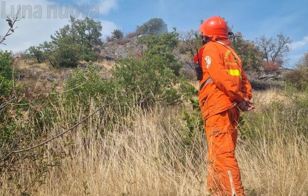 Meana; fiamme sulla collina delle Combe, in fumo 12 ettari
