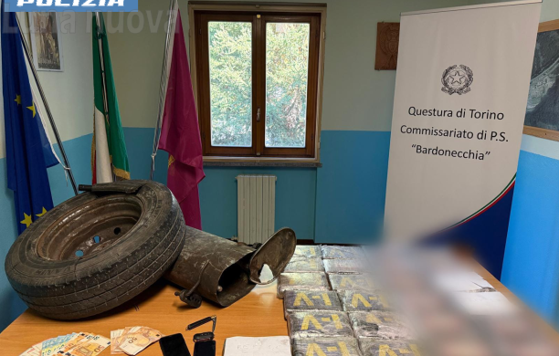 Bardonecchia: la droga viaggiava nella marmitta e nella ruota di scorta