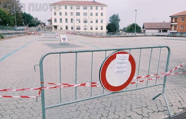 Rivoli, chiuso il parcheggio di via Balegno