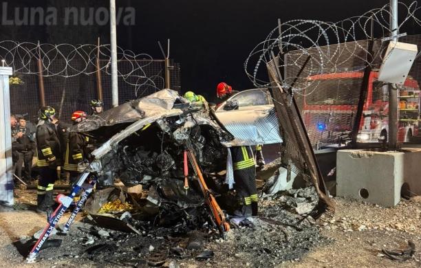 S.Didero, violento schianto alla rotonda autoporto: gravi due uomini