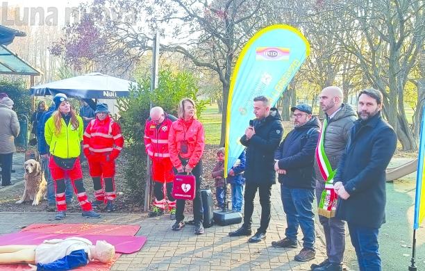 Collegno, parco Dalla Chiesa ora è cardioprotetto