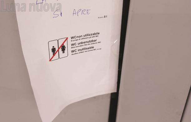 Susa: l'invalido no trova bagni aperti sul treno