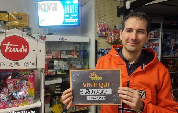 Susa: un Natale felice con 20mila euro al 10eLotto