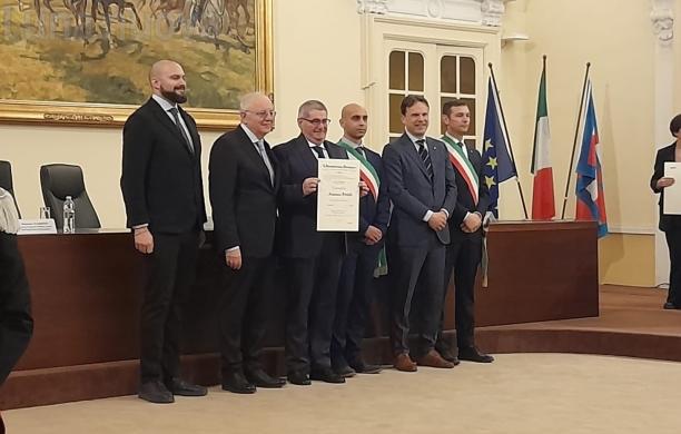 Borgone: Francesco Feroldi, Cavaliere... della Croce Rossa