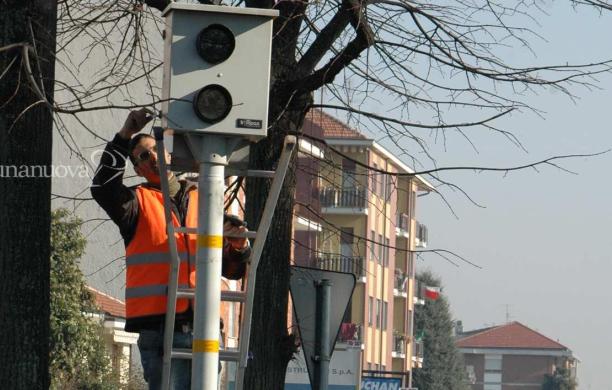 L'autovelox installato in corso Francia 