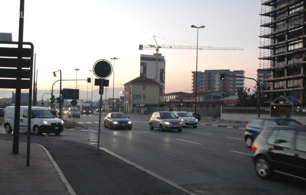 L'incrocio dove è successo l'incidente