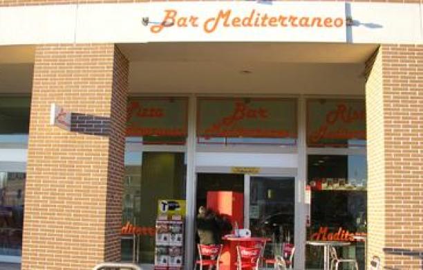Il bar rapinato a Rivalta