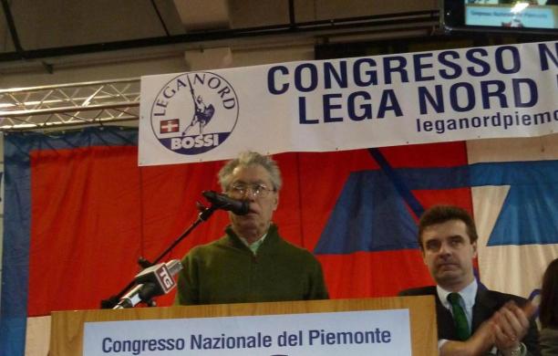 Cota e Bossi sul palco
