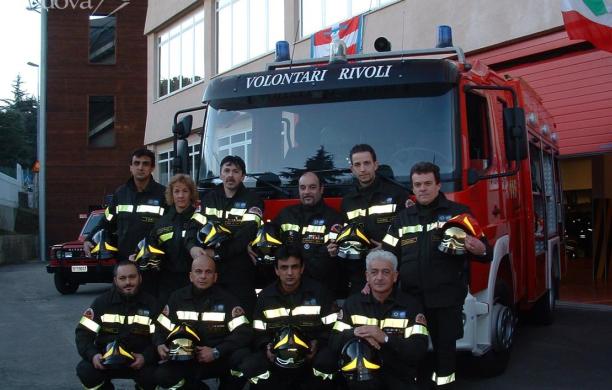 Protesta dei Vigili del fuoco volontari