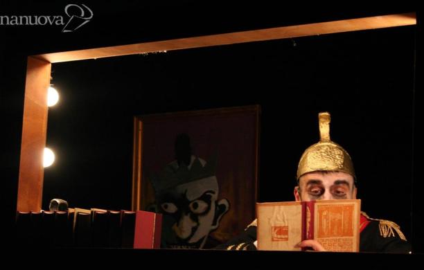 Paolo Faroni in una scena dello spettacolo