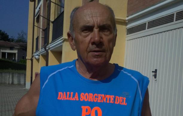 Mario Gottardo alla partenza