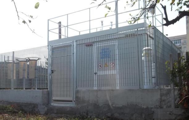 Centralina per rilevare l'inquinamento dell'inceneritore