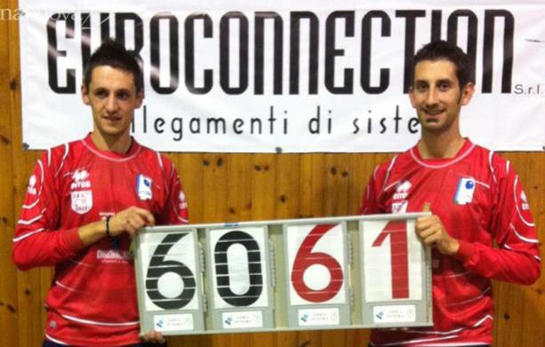 Bocce: record del mondo per Bunino nella staffetta