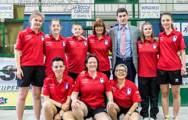 Bocce: la Borgonese femminile è campione d'Italia
