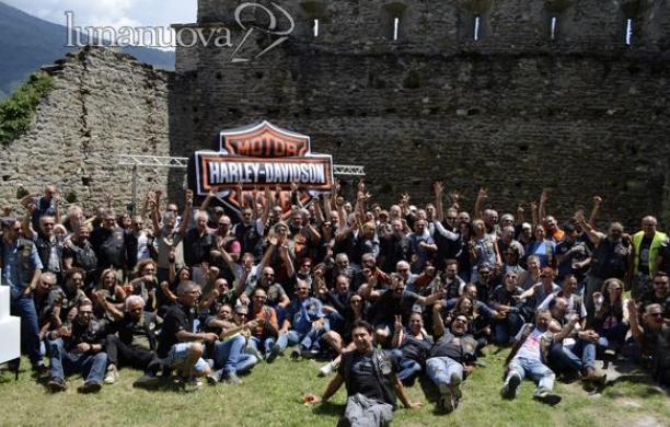 Avigliana, la felice marcia degli "harleysti"