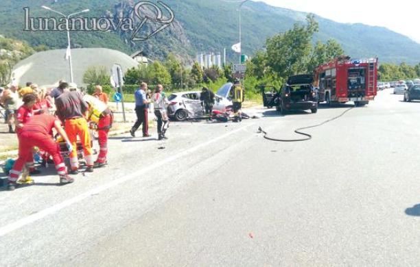 Caprie, altro incidente alla "rotonda che non c'è": motociclista grave