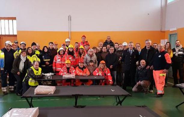 Volvera, un disastro sul paese: "grandi manovre" di protezione civile
