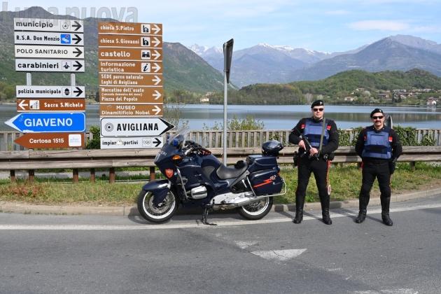I controlli dei carabinieri ad Avigliana
