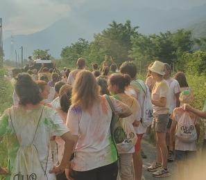 Borgone: il serpentone della "C&uuml;lur Run" a ritmo di musica