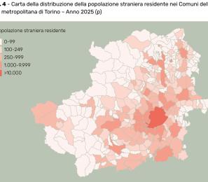 Popolazione straniera nel Torinese: +8,7% rispetto al 2020