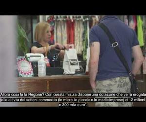 Dalla Regione 12,3 milioni per le imprese del commercio
