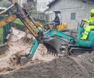 Venaus, il rio Croce semina fango e paura