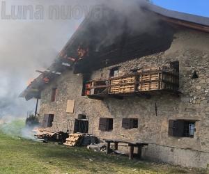 Cesana-Lozet: l'esplosione manda in fumo la baita