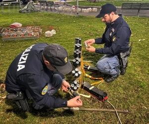 Mezza tonnellata di botti sequestrati in cintura sud