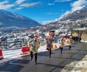 Giaglione, neve sulla spade di San Vincenzo